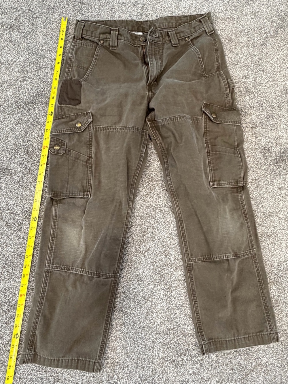 Carhartt Men's Relaxed Fit Ripstop Cargo Double Knee Work Pants - Picture 5 of 5